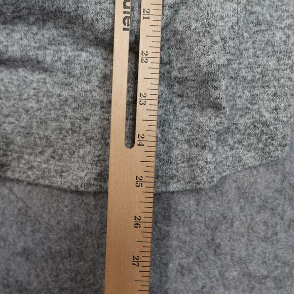 Anthropologie Sweater Womens Extra Small Surplice Faux Wrap Pure Good Gray Tunic - Picture 9 of 10